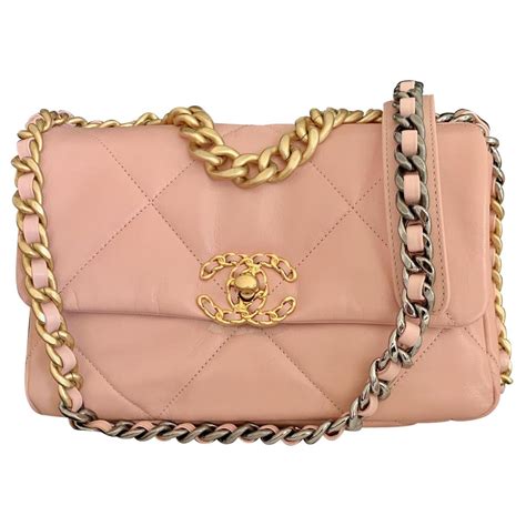 chanel 19 handbag pink|chanel 19 small price.